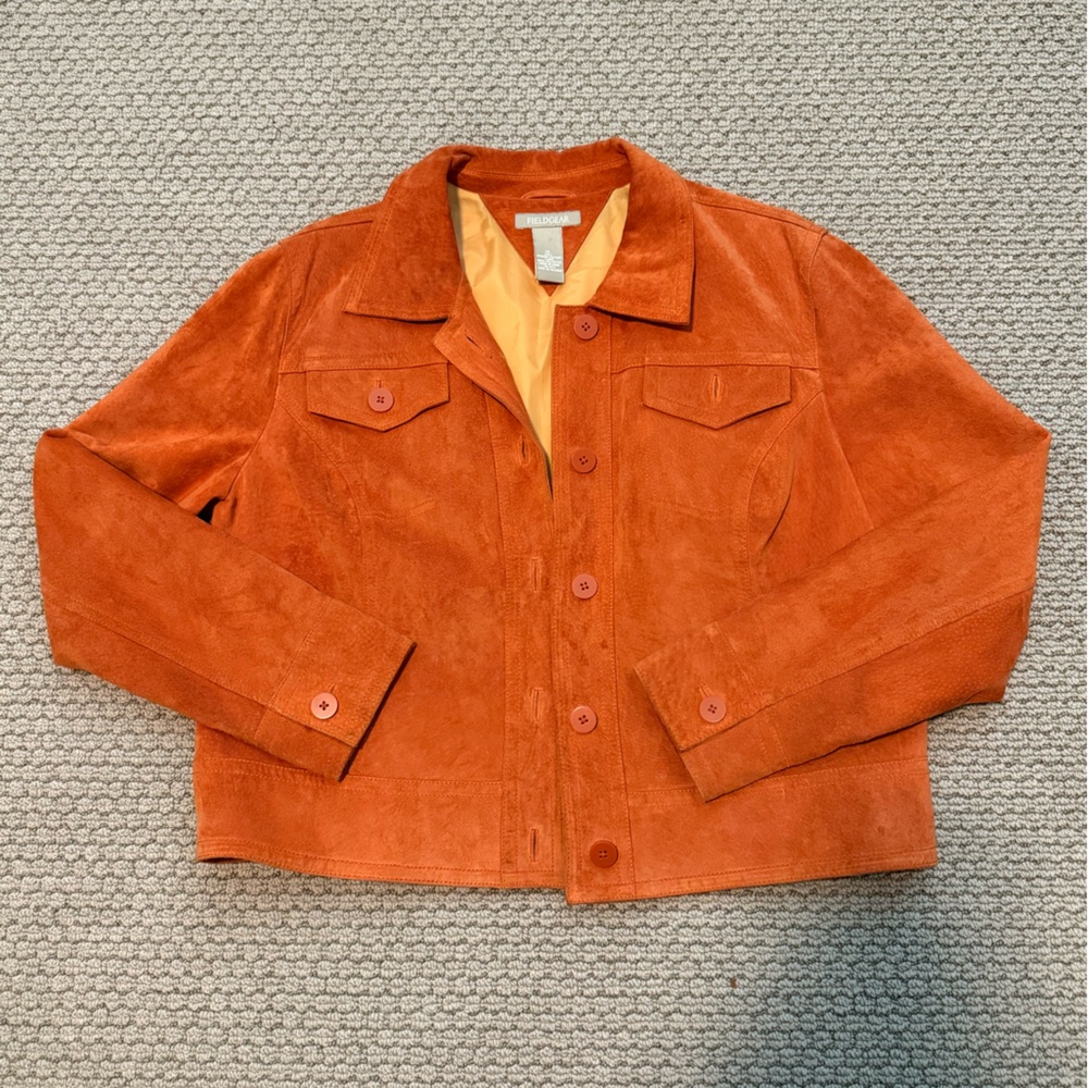 Orange Suede Jacket